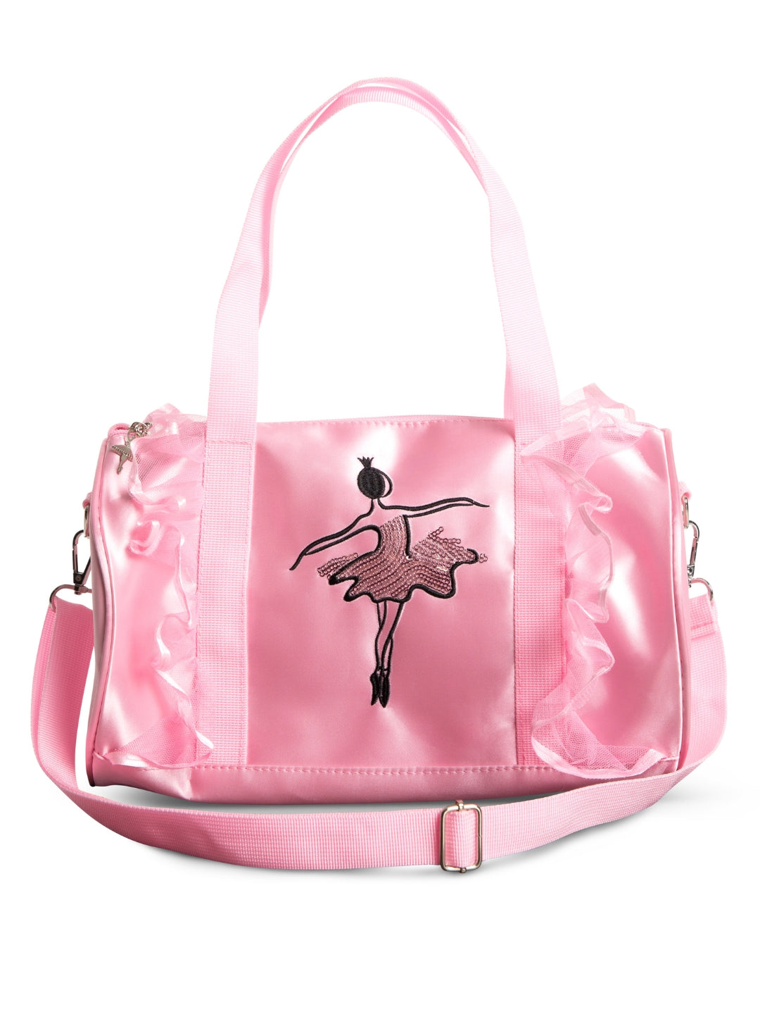 B281 Sequin Ballerina Barrel Bag